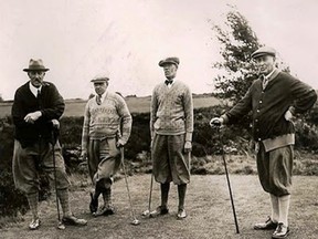 One always had to be properly attired to be allowed on the links in the 1920s. The Gananoque Golf and Country Club is celebrating its centennial with a 1920Õs style exhibition Golf Match on Thursday June 17 and have planned numerous other celebratory events and activities to take place throughout the summer.  Supplied by Alfred Read