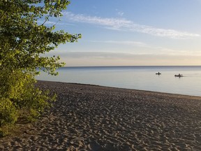 People with provincial park passes will be allowed to enter St. Ambroise Beach without charge. (supplied photo)