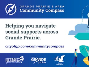 The Community Compass will gather hundreds of independent social services and programs across the region into one overall system and is a joint initiative by the County and City of Grande Prairie and the Community Foundation of Northwest Alberta.