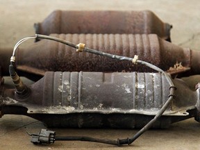 File shot of three catalytic converters. Postmedia File