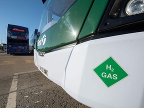 Provincial leaders, along with the federal government, are hoping Alberta can build an economy out of hydrogen. MICHAL WACHUCIK/AFP VIA GETTY IMAGES