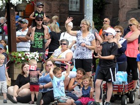 96th annual Rotary Community Day Parade on Queen Street East in Sault Ste. Marie, Ont., on Saturday, July 15, 2017.  A proposed downtown safety strategy wants to bring more pedestrians downtown to increase the perception of safety.