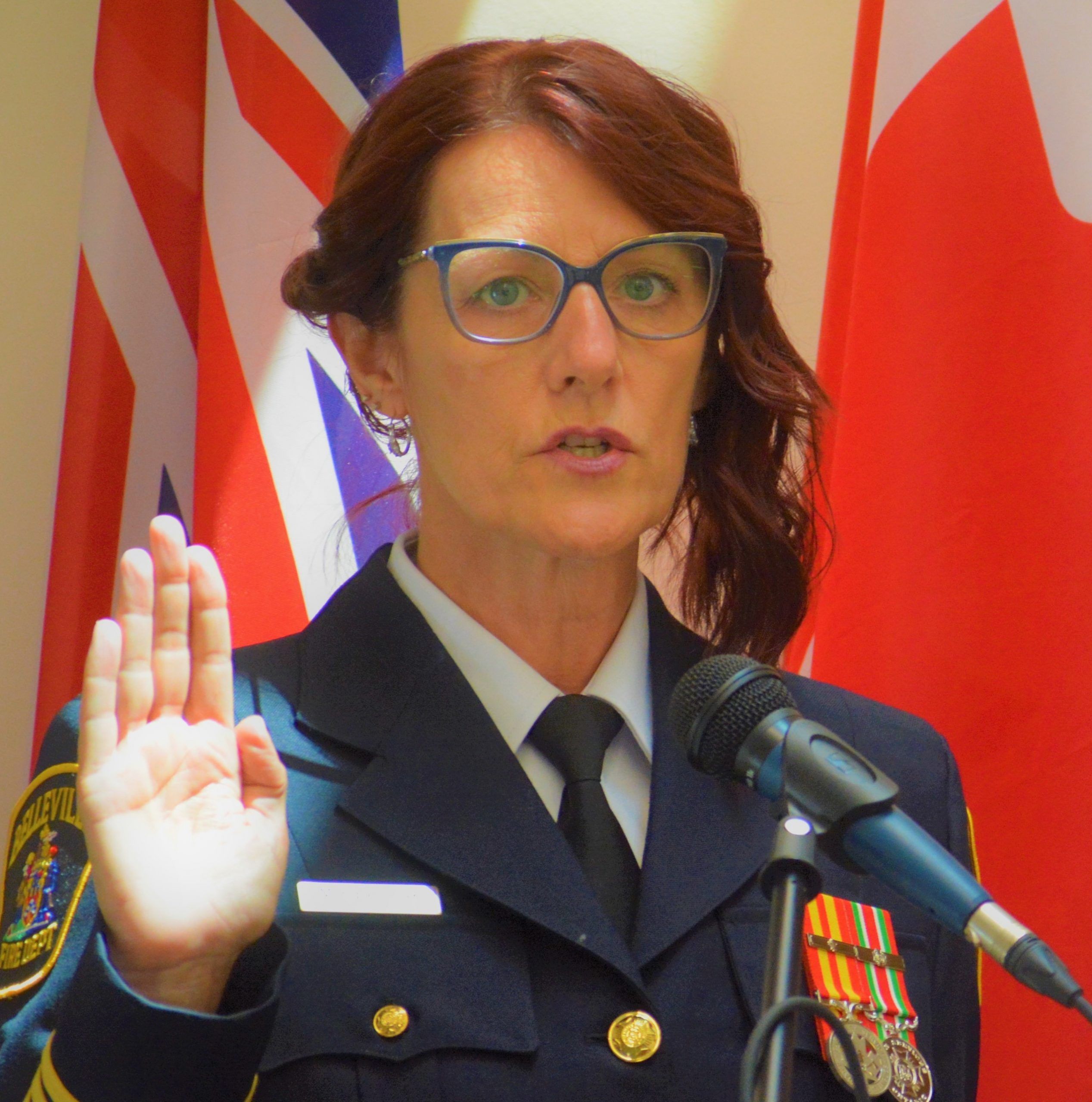 city-invests-first-female-fire-chief-in-city-s-history-belleville