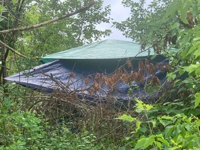 Joe Sinicrope, owner of a parcel of land at the corner of Third Avenue West and Ferguson Street where tent city is located, has denied a request from a local resident to take over operations. Jennifer Hamilton-McCharles/The Nugget