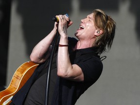 The Goo Goo Dolls perform on stage in Calgary Wednesday, July 11, 2018 at RoundUp Music Festival at Shaw Millenium Park. Jim Wells/Postmedia