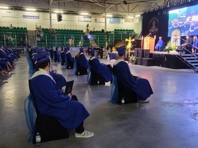 Notre Dame Collegiate High School held their 2021 Grad Ceremony on June 24 at Pason's Arena in Okotoks.