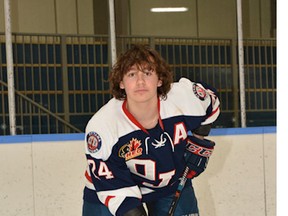 Photo provided

Greyhounds GM Kyle Raftis was excited to take winger Justin Cloutier in the first round of the OHL draft