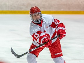 Photo provided

Soo Jr. Greyhounds defenceman Austin Fellinger became property of his hometown team on Saturday, going to the Hounds in Round 11 of the OHL draft