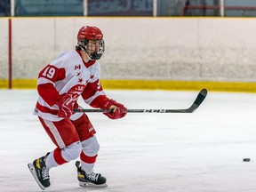 Photo Courtesy Soo Jr. Greyhounds

Centre Cooper Foster is expected to go early in Friday's start to the OHL draft