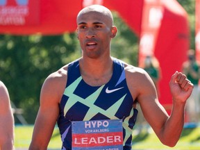 Damian Warner of London established himself as the favourite in the decathlon at the Tokyo Olympics next month after winning the event at the Hypo Athletics Meeting in Gotzis, Austria, in late May. His score of 8,995 points was the fifth highest in history, a remarkable feat given that Warner trained for the meet using improvised training equipment at Farquharson Arena. (DIETMAR STIPLOVSEK/Agence France Presse)