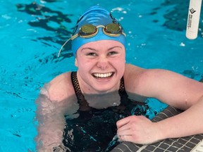 OSAC para-swimmer Meghan Calhoun  will complete the international classification process later this month in Berlin, that, if successful, will give her future access and opportunities to represent Team Canada at international competitions. OSAC photo.