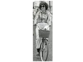 Jane Bigelow, the first female mayor of London, was an avid cyclist during her political career in the 1970s. Free Press file photo