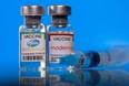 Vials with Pfizer-BioNTech and Moderna coronavirus disease (COVID-19) vaccine. File photo