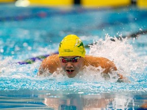 University of Regina swimmer Brendan Van herk of Cedar Springs, Ont. (apshutter.com Photo)