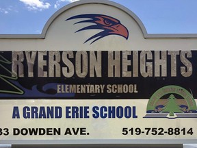 The name of Brantford's Ryerson Heights Elementary School, part of the Grand Erie District School Board, is under review under an existing school-naming policy.