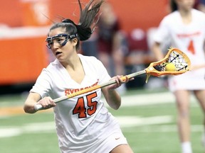 Brantford's Bianca Chevarie recently helped lead the Syracuse University women's lacrosse team to a second-place finish at the NCAA championship.