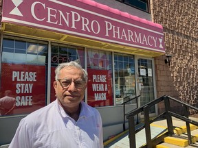 Pharmacist Anwar Dost was honoured by the Chamber of Commerce Brantford-Brant for his humanitarian work both locally and abroad. Dost is the 2021 recipient of the chamber's David Baxter Memorial Award for Outstanding Individual Achievement.