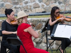 Arcady, a professional ensemble of strings and vocalists will perform an outdoor concert at Whistling Gardens in Wilsonville, Ontario on July 17, 2021. SUBMITTED PHOTO