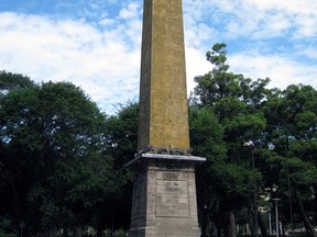 A soaring stone column in Hyde Park in Sydney, Australia, was used to vent sewer gases when it was unveiled in 1857.