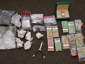 Brockville police released this photo in connection with a drug bust that occurred on Monday as part of a joint forces operation with the OPP.
BPS/The Recorder and Times
