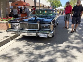 Barb Gagnier of Chatham had her 1978 two-door Mercury Grand Marquis on display at the 2019 edition of the WAMBO event in Wallaceburg. Peter Epp/Chatham This Week