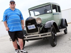 Brian Buchanan shows off his award-winning 1928 Model A Ford at RetroFest on June 26. Mark Malone/Postmedia Network