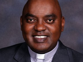 Father Mukucha Kathemo will serve as pastor in the newly created Lakes Erie and St. Clair Catholic Family of Parishes. This will include the parishes of Immaculate Conception, Pain Court; St. Francis of Xavier, Tilbury; St. Peter, Tilbury East; and Visitation, Comber. (Handout)
