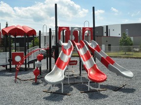 This new accessible play structure, located at the Benson Centre, sure is coming along nicely. Although there's no official date as to when it might open to the public, it appears as though it could be within the next few weeks or so. Francis Racine/Cornwall Standard-Freeholder/Postmedia Network