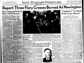 The front page of the Standard-Freeholder's City and District News section on May 5, 1950.