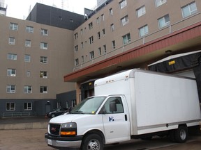 A loading bay area at the northeast corner of Cornwall Community Hospital. Photo on Friday, June 18, 2021, in Cornwall, Ont. Todd Hambleton/Cornwall Standard-Freeholder/Postmedia Network