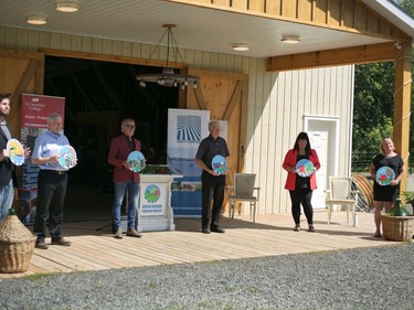 Members of South Dundas council, and St. Lawrence College, attended the launch of the South Dundas Tourism Pursuit app which will help guide visitors around destinations in the town. As seen on Wed., June 23, 2021 in South Dundas, Ont. Jordan Haworth/Cornwall Standard-Freeholder/Postmedia Network
