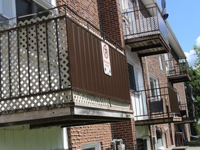 Part of an apartment complex in Cornwall. Photo on Wednesday, June 23, 2021, in Cornwall, Ont. Todd Hambleton/Cornwall Standard-Freeholder/Postmedia Network