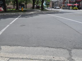 Cornwall City council voted to include the cost for the creation of a rainbow crosswalk within the 2022 capital budget. Photo taken on Tuesday June 29, 2021 in Cornwall, Ont. Francis Racine/Cornwall Standard-Freeholder/Postmedia Network