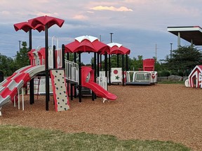The new play structure at the Benson Centre, as seen on Monday June 21, 2021 in Cornwall, Ont. 
Jesse Good/Special to the Cornwall Standard-Freeholder/Postmedia Network