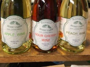 Bayfield Berry Farm expanded its services and now offers fruit wines, ciders, wine coolers and schnapps.