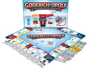 Goderich-Opoly is available at Walmart in Goderich for about $30. Submitted