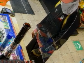 Kingston Police are requesting the public’s assistance in identifying a suspect wanted for robbery at a convenience store on Bay Street in downtown Kingston.