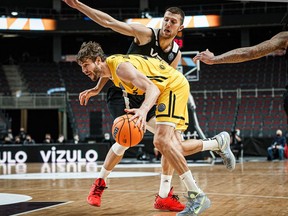 Kingston-area basketball player Aaron Doornekamp, in action this season with Iberostar Tenerife of the Spanish professional league. Doornekamp has been invited to Canada's senior men's national team training camp.