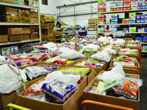 The Leduc & District Food Bank continues to offer health and balanced hampers to the region. (Lisa Berg)