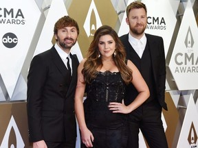 Lady A attends the 53rd Annual CMA Awards in Nashville, Tenn., Nov. 13, 2019.