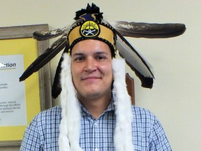 Photo by LESLEY KNIBBS/THE STANDARD
Chief Brent Bissaillion of Serpent River First Nation.