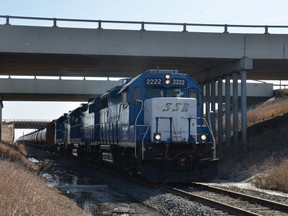 A submitted photo of a train on a shortline.