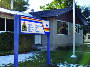 The Nanton RCMP detachment.