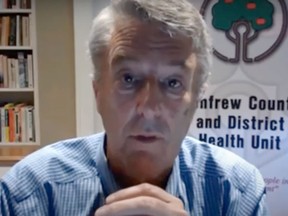 Acting medical officer of health for the Renfrew County and District Health Unit Dr. Robert Cushman said in a video message on June 21 that interchanging or mixing vaccines was a safe and effective option in the fight against COVID-19 and the Delta variant.