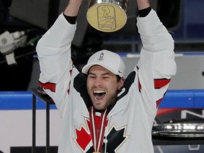 Burford's Adam Henrique recently helped Canada captured the championship at the International Ice Hockey Federation World Championship in Latvia.