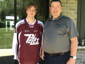 Peterborough Petes general manager Michael Oke selected Woodstock's Nolan Brett in the 12th round of last weekend's OHL draft.