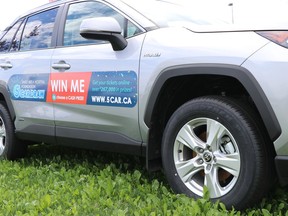 Sault Area Hospital Foundation's annual 5 Car Draw offered cash and 10 vehicles, including a Toyota Rav4 XLE hybrid, as potential prizes for this year's draw. BRIAN KELLY