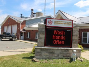 The Plympton-Wyoming fire hall in Wyoming.