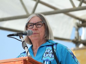 Métis Nation of Alberta President Audrey Poitras (pictured) said she fully supports the Métis National Council's decision to file a statement of claim in an Ontario Superior Court against the organization's former administration for allegedly attempting to better position the Manitoba Métis Federation. File photo.