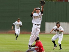 The Edmonton Prospects will play their first regular season game against the Fort McMurray Giants on Friday, May 27. Photo by Ian Wilson/Alberta Dugout Stories.
